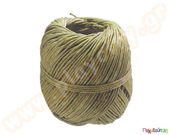 Σπάγγος σε φυσικό χρώμα 2χιλ.x 40μ. 100γρ.