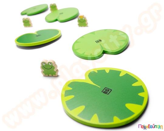 Πέταλα νούφαρου και βατραχάκια