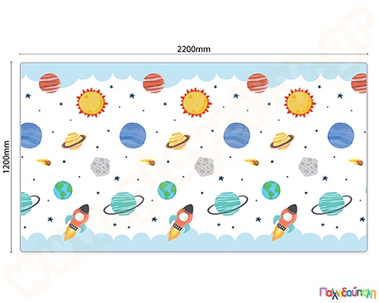 Χαλί παιχνιδιού για βρέφη Διάστημα