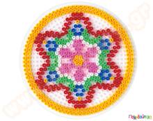 Κάδρο μεγάλος κύκλος διαφανής για χάντρες 5 mm HAMA  Πλαστικά Παιχνίδια Κατασκευών με Χάντρες Midi HAMA