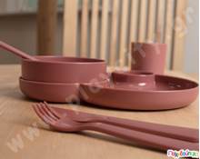 Σετ φαγητού για βρέφη κόκκινο BIO 6 τεμαχίων  Παιδικά Κουζινικά