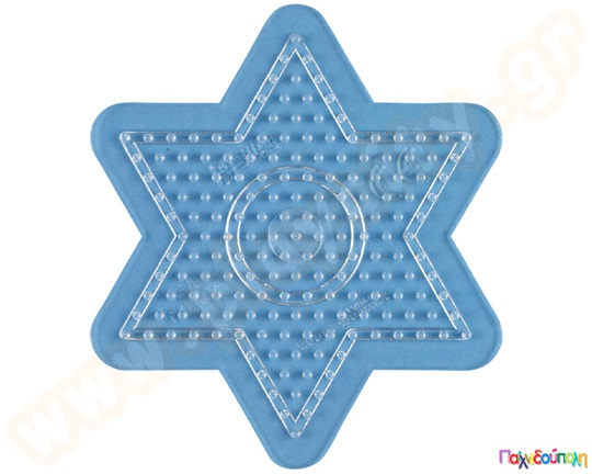 Κάδρο αστέρι μικρό διαφανές για χάντρες 5 χιλ.