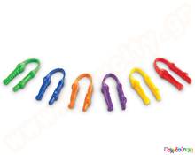 Λαβίδες λεπτής κινητικότητας μικρές Σετ 12 τεμάχια  Εκπαιδευτικά Παιχνίδια Συντονισμού