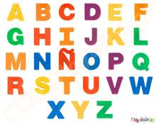 Μαγνητικά κεφαλαία Αγγλικά γράμματα 74 τμχ.  Εκπαιδευτικά Παιχνίδια με Λέξεις - Γράμματα