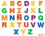 Μαγνητικά κεφαλαία Αγγλικά γράμματα 74 τμχ.