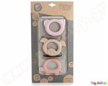 Δαχτυλίδια οδοντοφυΐας (θερμά χρώματα)  Βρεφικά Παιχνίδια