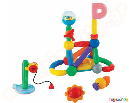 Μαγνητικά τουβλάκια Stick-O Σετ Δημιουργίας 60 τεμάχια