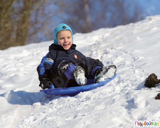 Στρόγγυλη σανίδα έλκηθρο