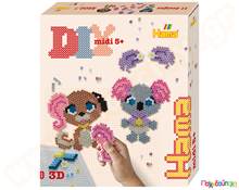 Σετ κατοικίδια ζωάκια 2500 χάντρες 5mm  Πλαστικά Παιχνίδια Κατασκευών με Χάντρες Midi HAMA