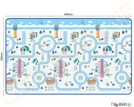 Χαλί παιχνιδιού αεροδρόμιο