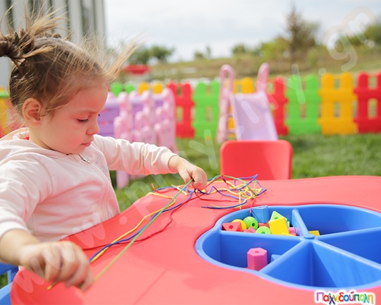 Κύβοι, κώνοι, κύλινδροι με κορδόνια 50 τμχ.