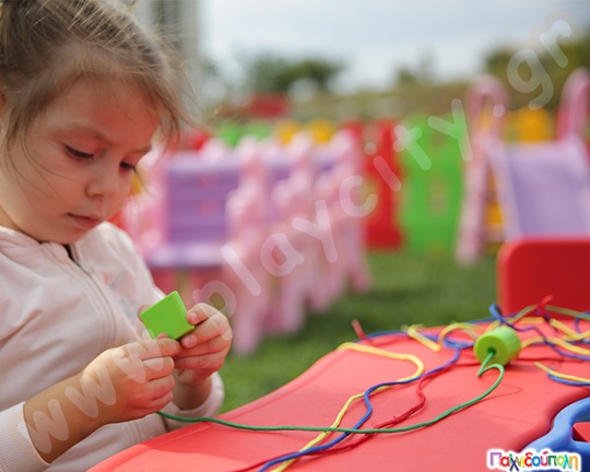 Κύβοι, κώνοι, κύλινδροι με κορδόνια 50 τμχ.