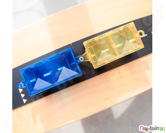 Μαγνητικά τουβλάκια κατασκευών Connetix Βάσεις Οχήματος Σετ 2 τεμάχια