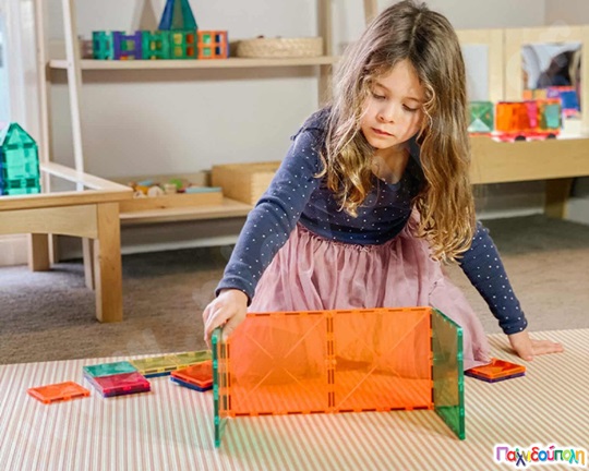 Μαγνητικά τουβλάκια κατασκευών Connetix Square Pack Σετ 40 τεμάχια