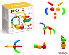 Βρεφικά μαγνητικά τουβλάκια Stick-O 10 τεμάχια (20 μοντέλα)  Μαγνητικά Παιχνίδια Κατασκευών