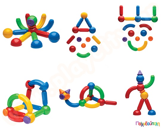 Βρεφικά μαγνητικά τουβλάκια Stick-O 20 τεμάχια (36 μοντέλα)