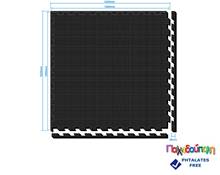 Δάπεδο ασφαλείας EVA μαύρο - μωβ εσωτερικού χώρου - Tatami  Δάπεδα Ασφαλείας Παιδοτόπων - Γυμναστηρίων