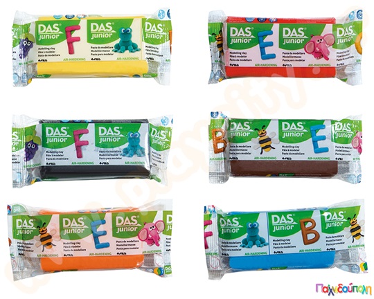 Πηλός DAS σε 10 χρώματα 100 gr