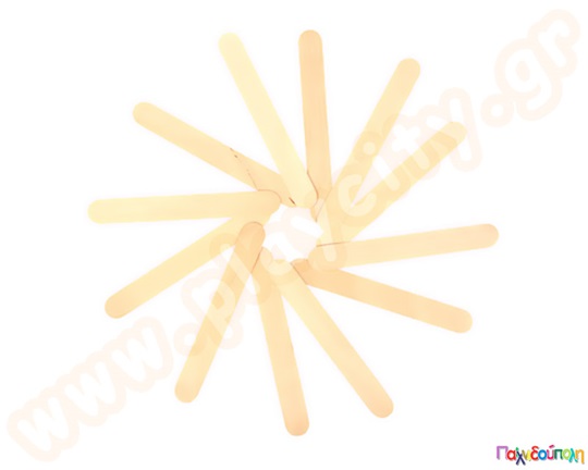 Γλωσσοπίεστρα φυσικό χρώμα σετ 80τμχ