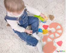 Βρεφική σαύρα με διαφανή σχήματα  Βρεφικά Παιχνίδια