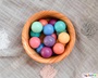 Μαγνητικά τουβλάκια κατασκευών Ξύλινες Μπάλες Παστέλ 16 τεμάχια