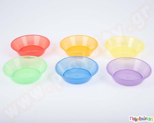 Ημιδιαφανή μπωλ ταξινόμησης Σετ 6 τεμάχια