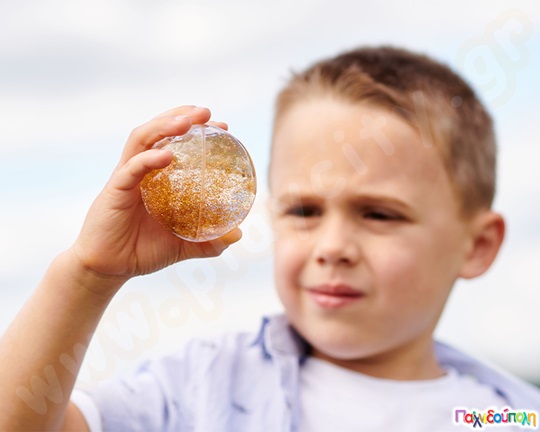 Μπάλες αισθήσεων Glitter Σετ 7 τεμάχια