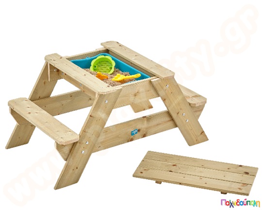 Ξύλινο παγκάκι με αμμοδόχο TP