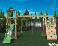 Ξύλινο σύστημα Fleppi  Συστήματα Παιδικής Χαράς