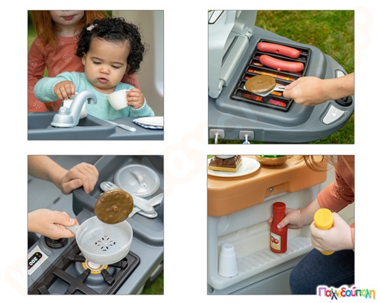 Τροχόσπιτο με δραστηριότητες Step2