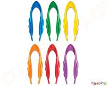 Λαβίδες λεπτής κινητικότητας γίγας Σετ 12 τεμάχια  Εκπαιδευτικά Παιχνίδια Συντονισμού