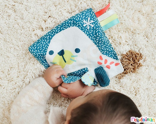 Μαλακό βρεφικό παιχνίδι αισθήσεων Θαλάσιος Ελέφαντας - Sensory Paper