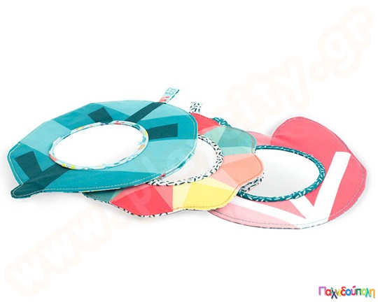 Σετ βρεφικοί καθρέφτες 3τμχ λουλούδια