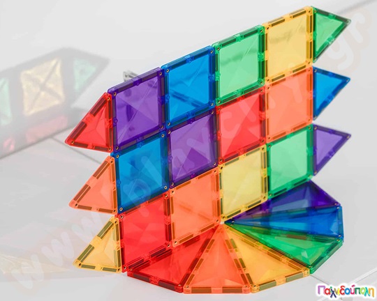Μαγνητικά τουβλάκια κατασκευών Connetix Rainbow Mini Pack Σετ 24 τεμάχια