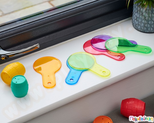 Ημιδιάφανες παλέτες χρωμάτων Σετ 6 τεμάχια