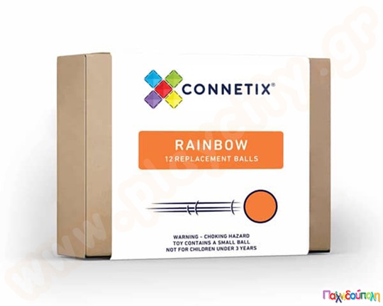 Μαγνητικά τουβλάκια κατασκευών Ξύλινες μπάλες 12 τεμάχια