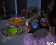 Ημιδιαφανή πάνελ με λαβή Σετ 3 τεμάχια  Αισθητηριακή Ολοκλήρωση