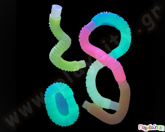 Φωτεινοί ελαστικοί σωλήνες Σετ 6 τεμάχια