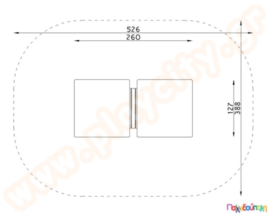 Σύστημα παιδικής χαράς βαγόνι τρένου