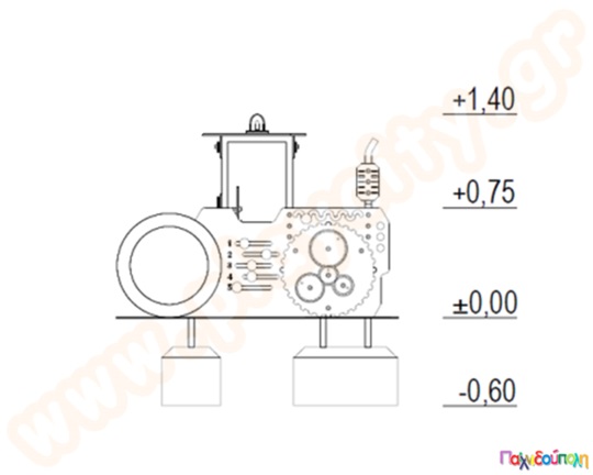 Σύστημα παιδικής χαράς "οδοστρωτήρας"