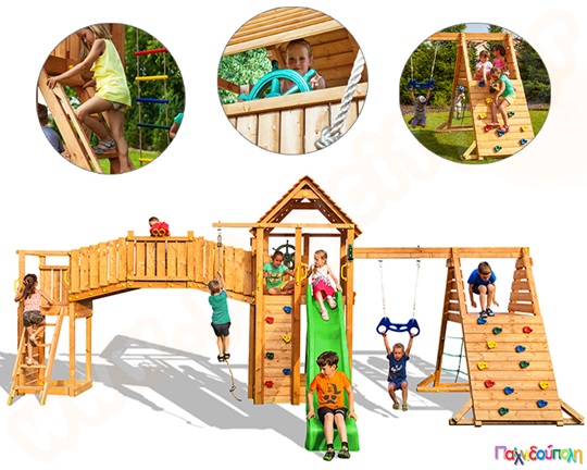 Ξύλινο Σύστημα Αναρρίχησης "Fun Gym"