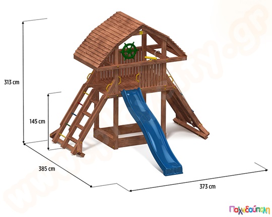 Ξύλινο γιγάντιο δεντρόσπιτο