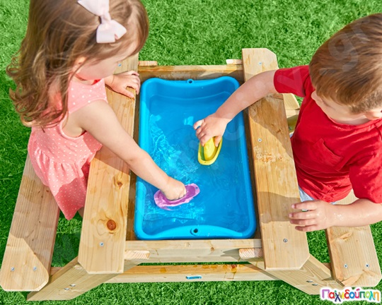 Ξύλινο παγκάκι με αμμοδόχο TP