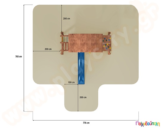 Ξύλινο γιγάντιο δεντρόσπιτο