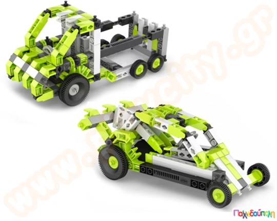 Παιχνίδι Κατασκευών Creative Builder Κατασκευή οχημάτων Σετ 15 μοντέλα