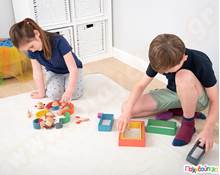 Ξύλινα πλάσματα της θάλασσας Σετ 10 τεμάχια  Εκπαιδευτικά Παιχνίδια Έκφρασης - Λεξιλογίου