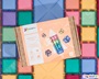 Μαγνητικά τουβλάκια κατασκευών Connetix Pastel Square Σετ 40 τεμάχια