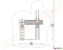 Κέντρο παιδικής χαράς "Τόμεκ"  Ξύλινα Κέντρα Παιδικής Χαράς