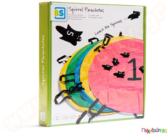 Ομαδικό Παιχνίδι Σκίουροι αλεξιπτωτιστές - Squirl Parachutes