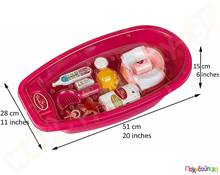 Βρεφική μπανιέρα κούκλας με αξεσουάρ  Μωράκια - Φροντίδα Μωρού - Καροτσάκια